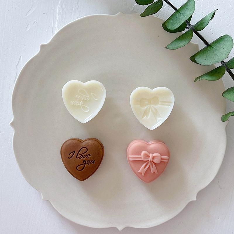 20g Small Heart Shaped Pastry Moulds Mooncake Molds Mooncake Mould Baking Gadget