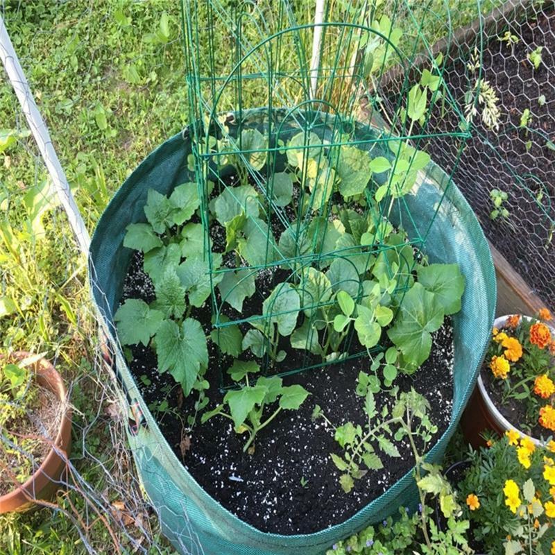 63 Gallon Large Garden Plant Grow Bag Heavy Duty Reusable DIY Planting Waste Bag
