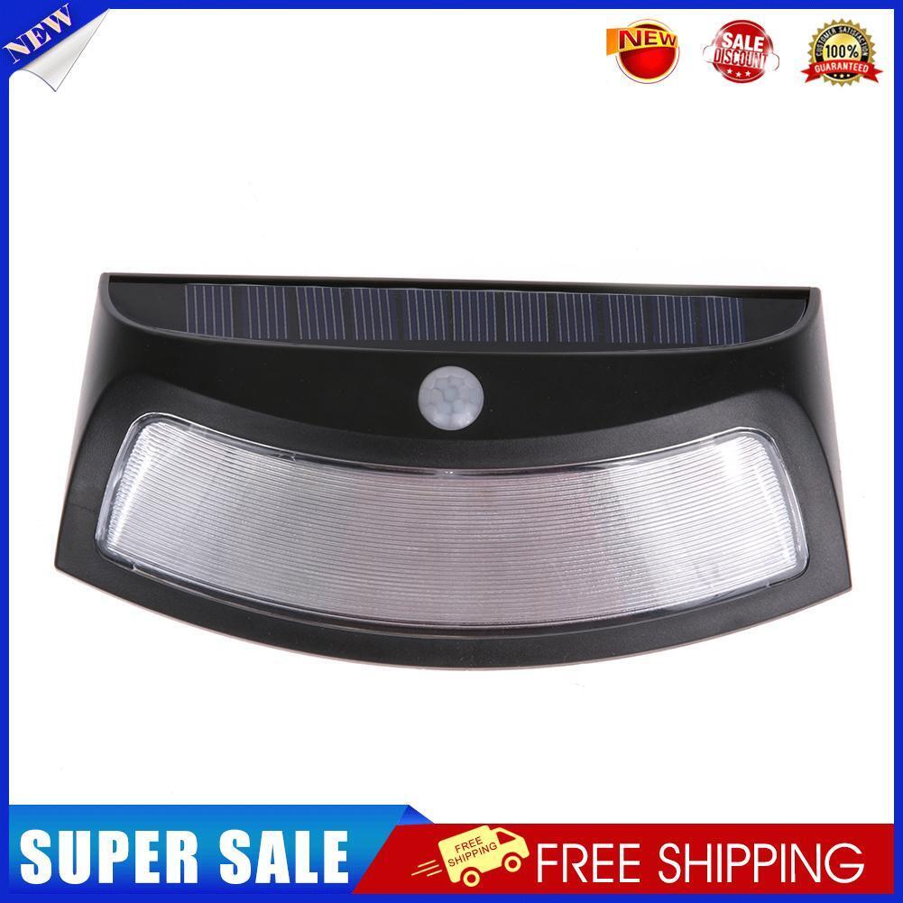 Solar Motion Sensor Light LED Outdoor Wall Lamp for Garden Fence Yard