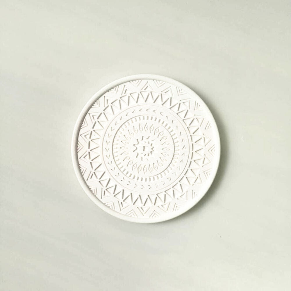 4pcs Drink Coaster Table Placemats Silicone Heat-resistant Coffee Cup Mats