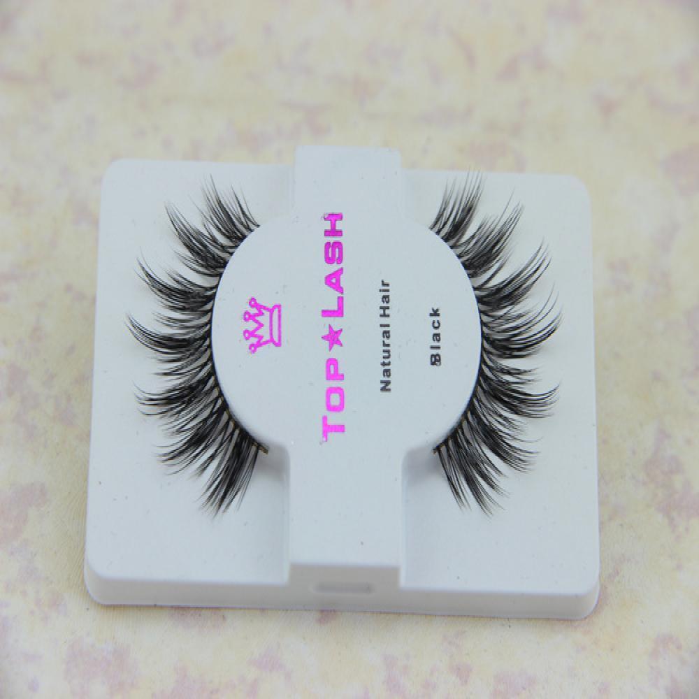 Natural Thick Long Real Eye Lashes Mink hair Black False Eyelashes