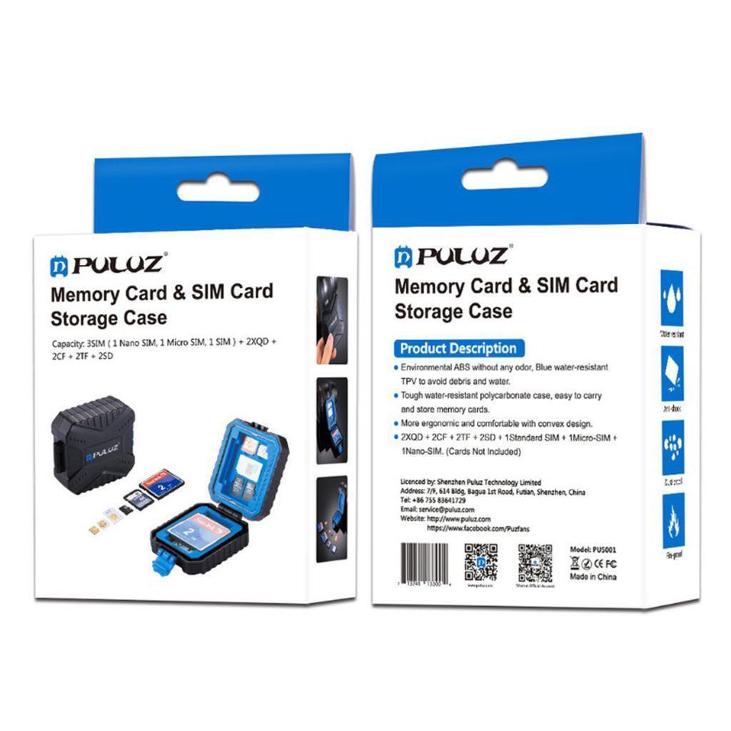 Waterproof  Case Storage Box Protector for SD CF TF Card PU5001