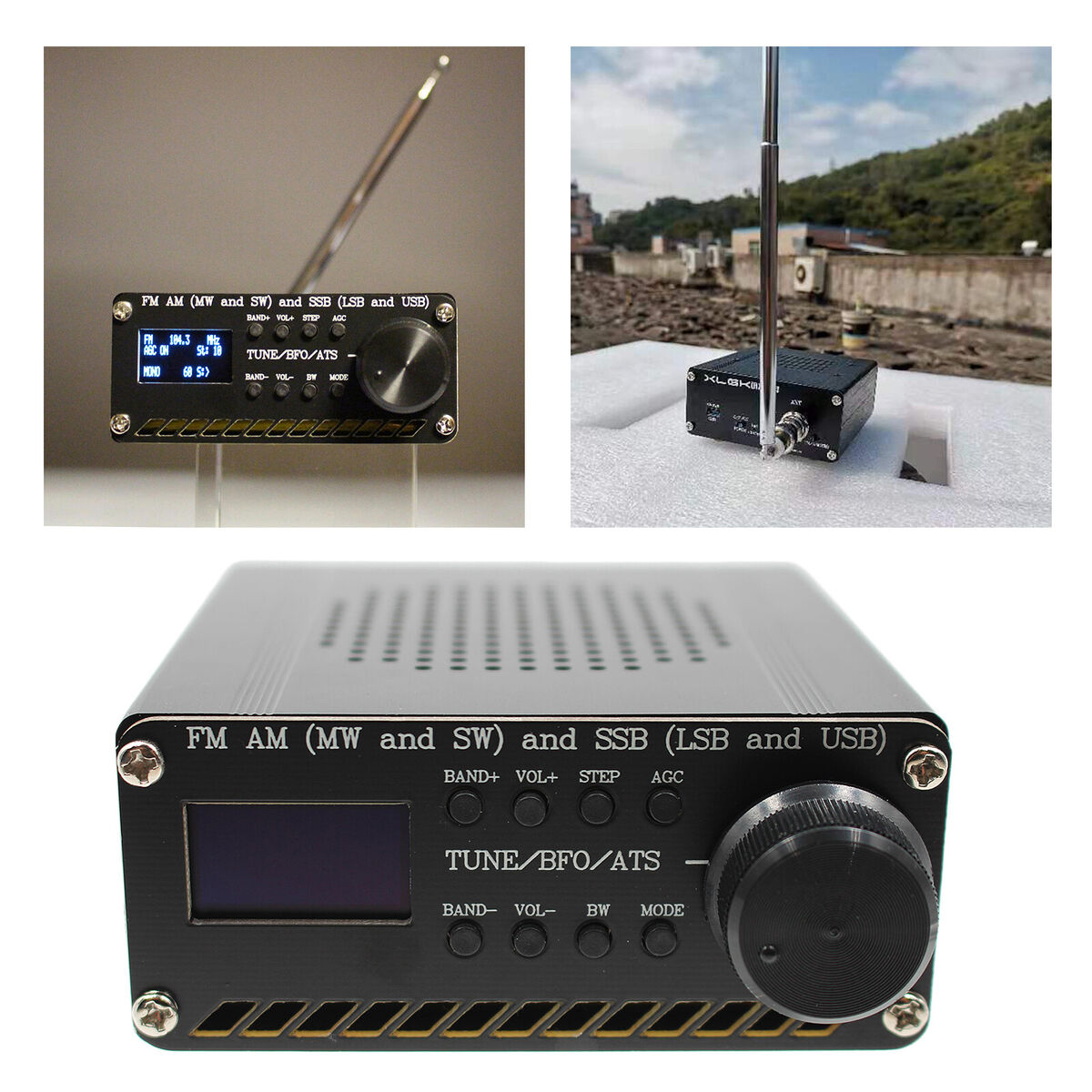 SI4732 FM AM (MW and SW) SSB (LSB and USB) Radio o Receiver Finished .5mm