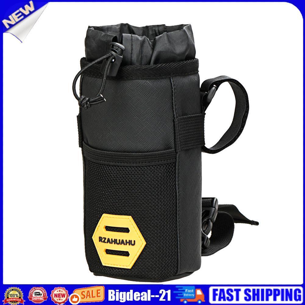 Bicycle Insulated Water Bottle Holder Bag Bike Handlebar Kettle Storage Bag