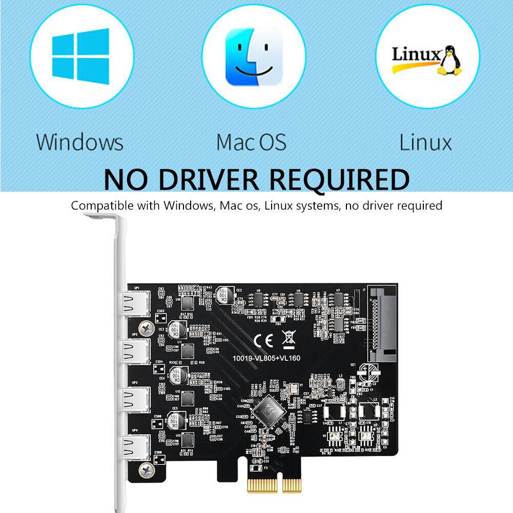 MAIWO KC019 PCIE to Type-C USB 3.1 Expansion Card Adapter Docking Station