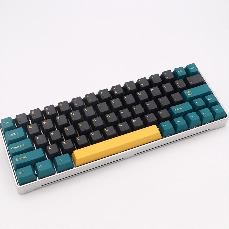 126 Keys PBT Keycap Mars Theme Green Double-shot OEM Profile for 61/64/68/84/87