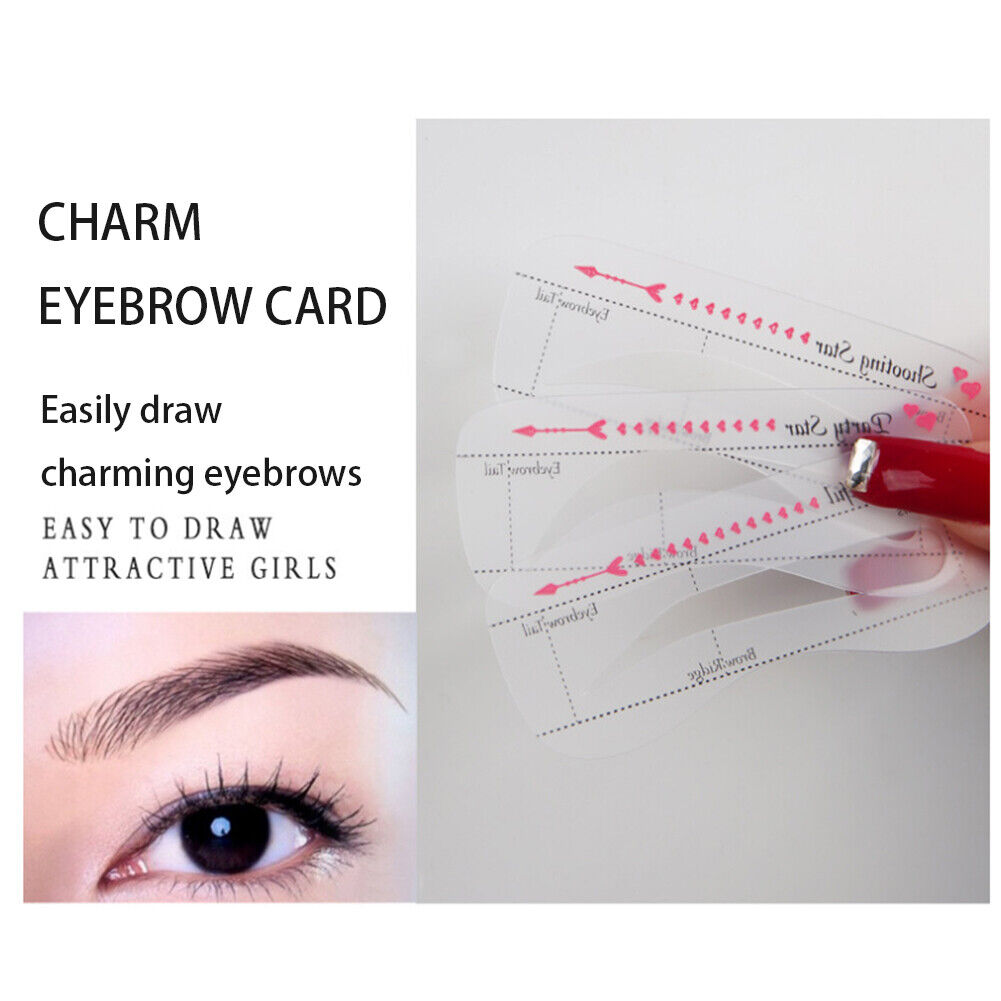 Eyebrow Stencil Grooming Shaper Durable Template Makeup Tools for Women