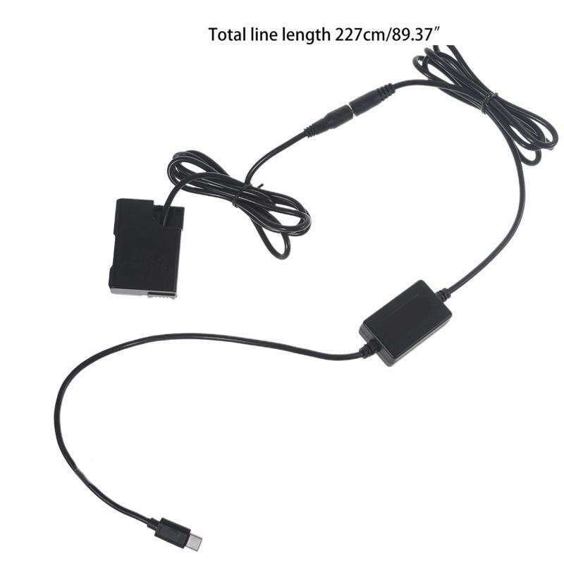 Type-C to EN EL14 Dummy Battery Camera Power Cable for D3500 D5100 D5200 D5300