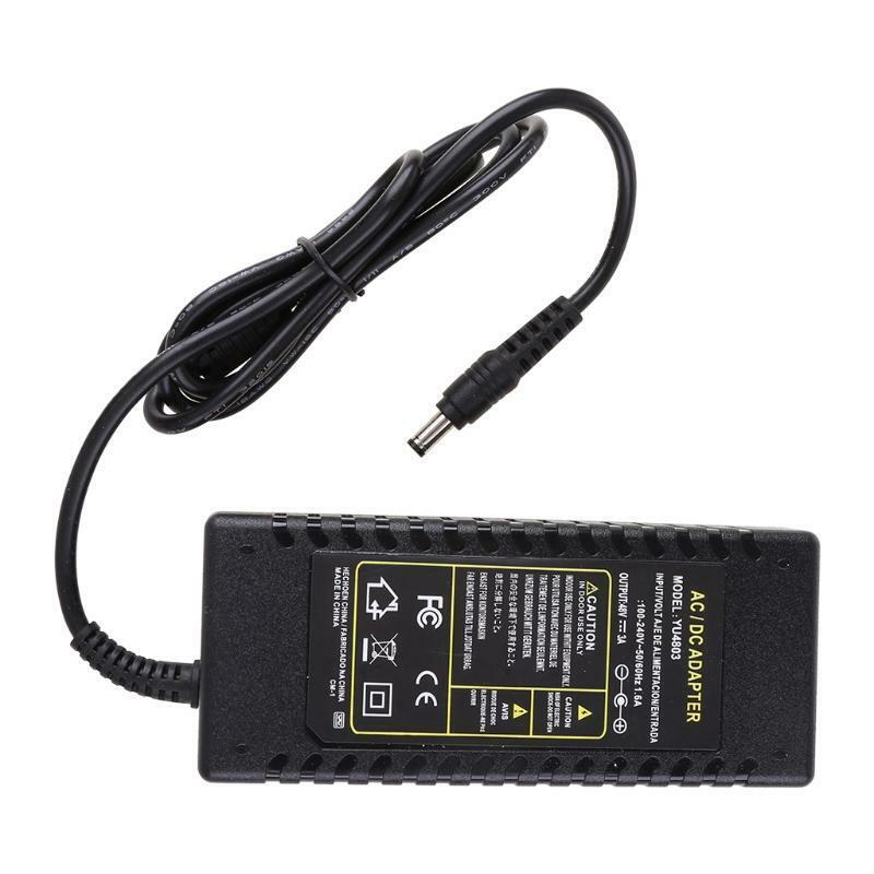 5.5mm x 2.5mm Power Adapter Port AC 100-240V to DC 48V 3A 120W for PoE Switch