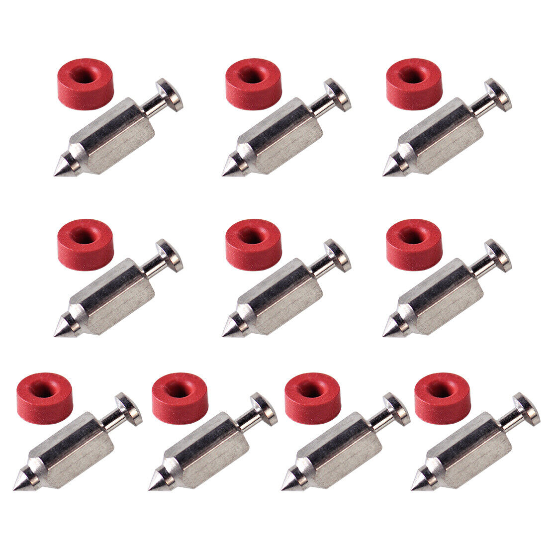 10* Carburetor Float Valve Needle Seat fit for Briggs Stratton Max Quantum Li