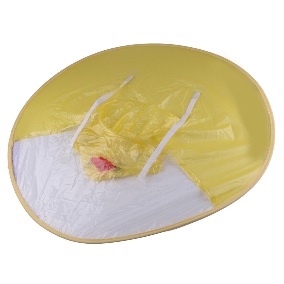 Cute Child Baby Kids Foldable Rain Coat Umbrella Hat Hand Free Rain Cap Ld