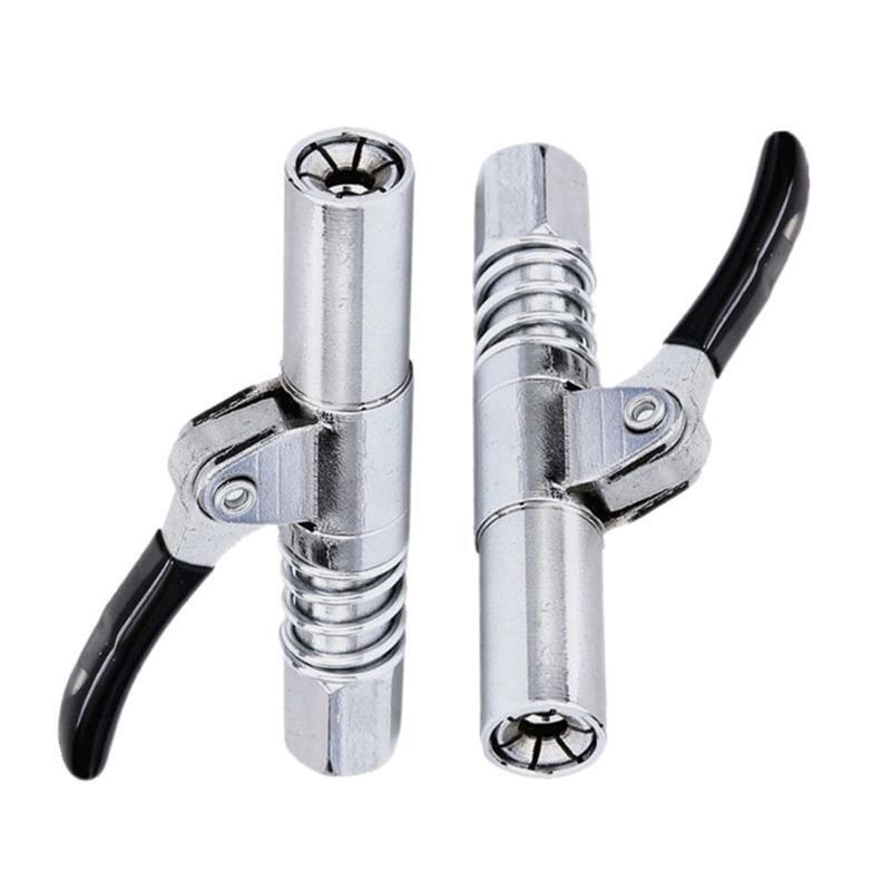 Convenient Grease Gun Coupler Not Throw out Under Pressure for Continuous Use