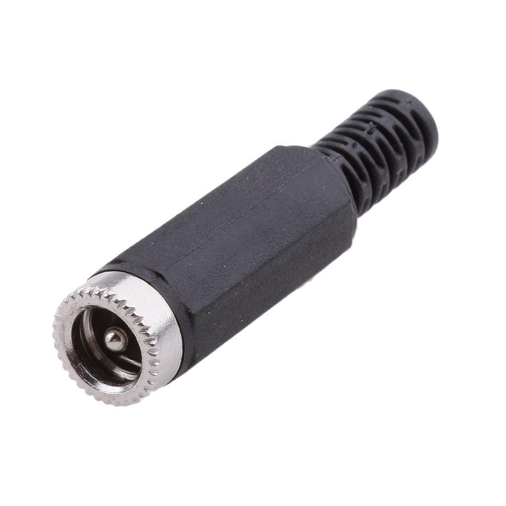 10pcs Female Barrel Plug Socket Solder   Terminals Connector 2.1x5.5mm