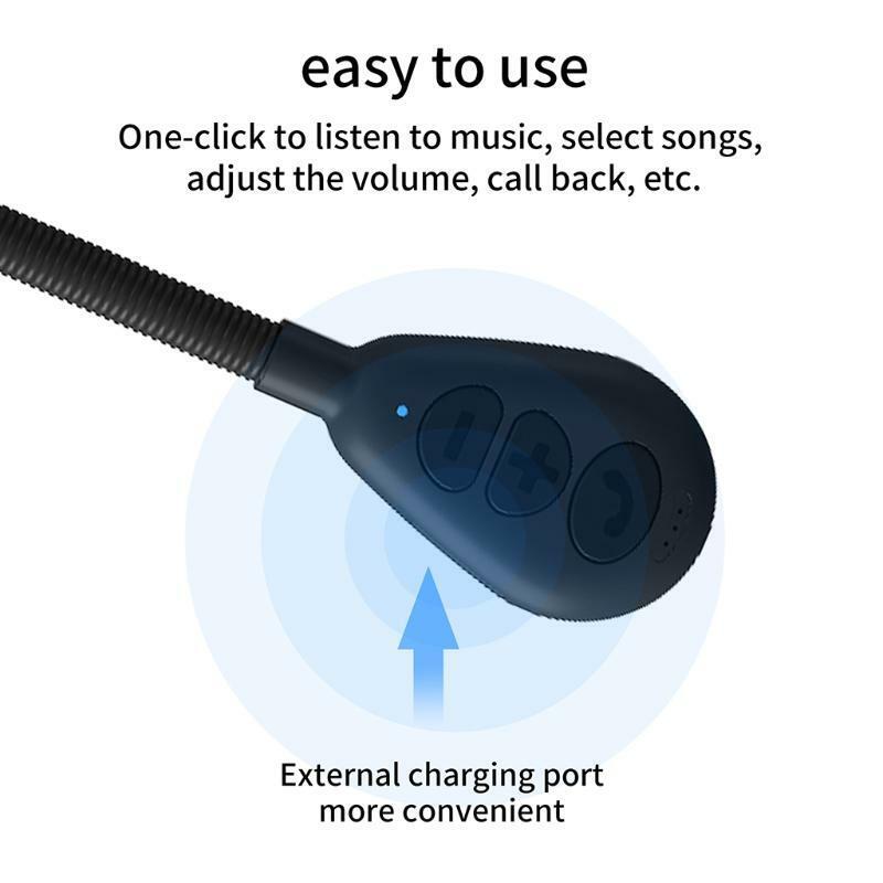Bluetooth-compatible Motorcycle Earpieces Noise Canceling High Definition Sound