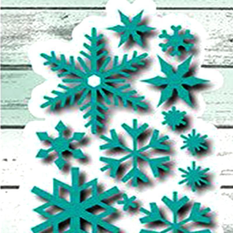 Winter Snowflakes Metal Cutting Dies Stencil DIY Scrapbooking Album Paper Card