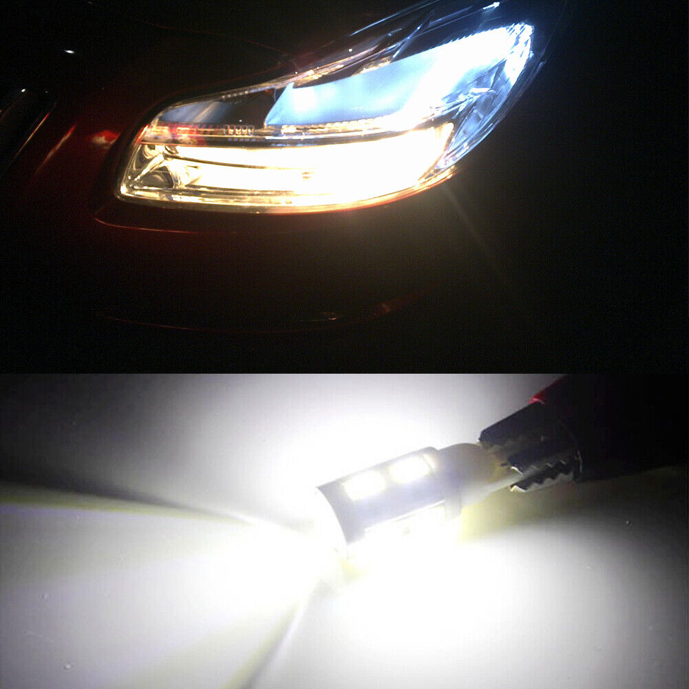 2 X T10 Show Wide Light Canbus T10 5630 10SMD W5W Car Led Lights