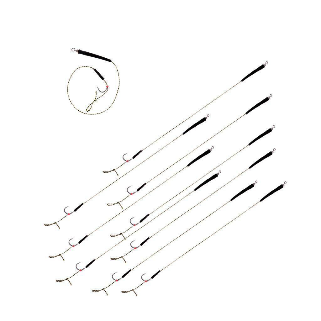 20Pcs Fishing  Rigs Assorted  Tied   Barbless Hooks