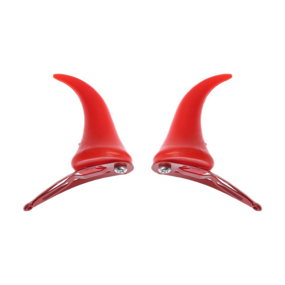 Ghost Hat Red Horns Ears Hairpin Halloween Hair Clips Devil Hair Barrettes
