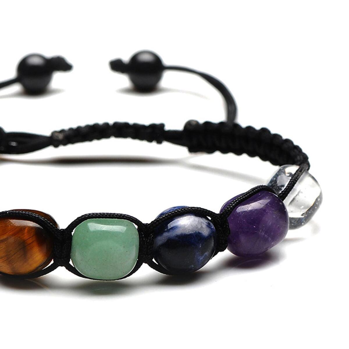 Handmade 7 Bracelets  Braided Meditation Jewelry Study Gyms