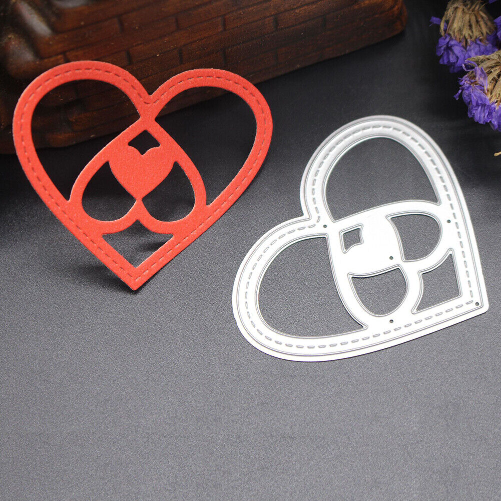 Heart Cutting Die Stencil Embossing Scrapbook Craft DIY Photo Paper Card150