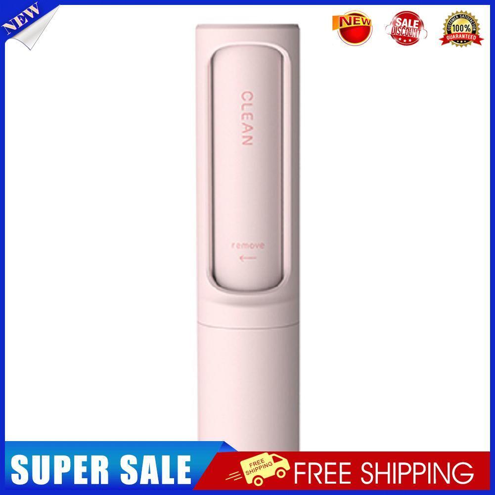 Hair Remover Lint Roller Fur Clothes Cleaning Sticky Dust Brush (Pink)