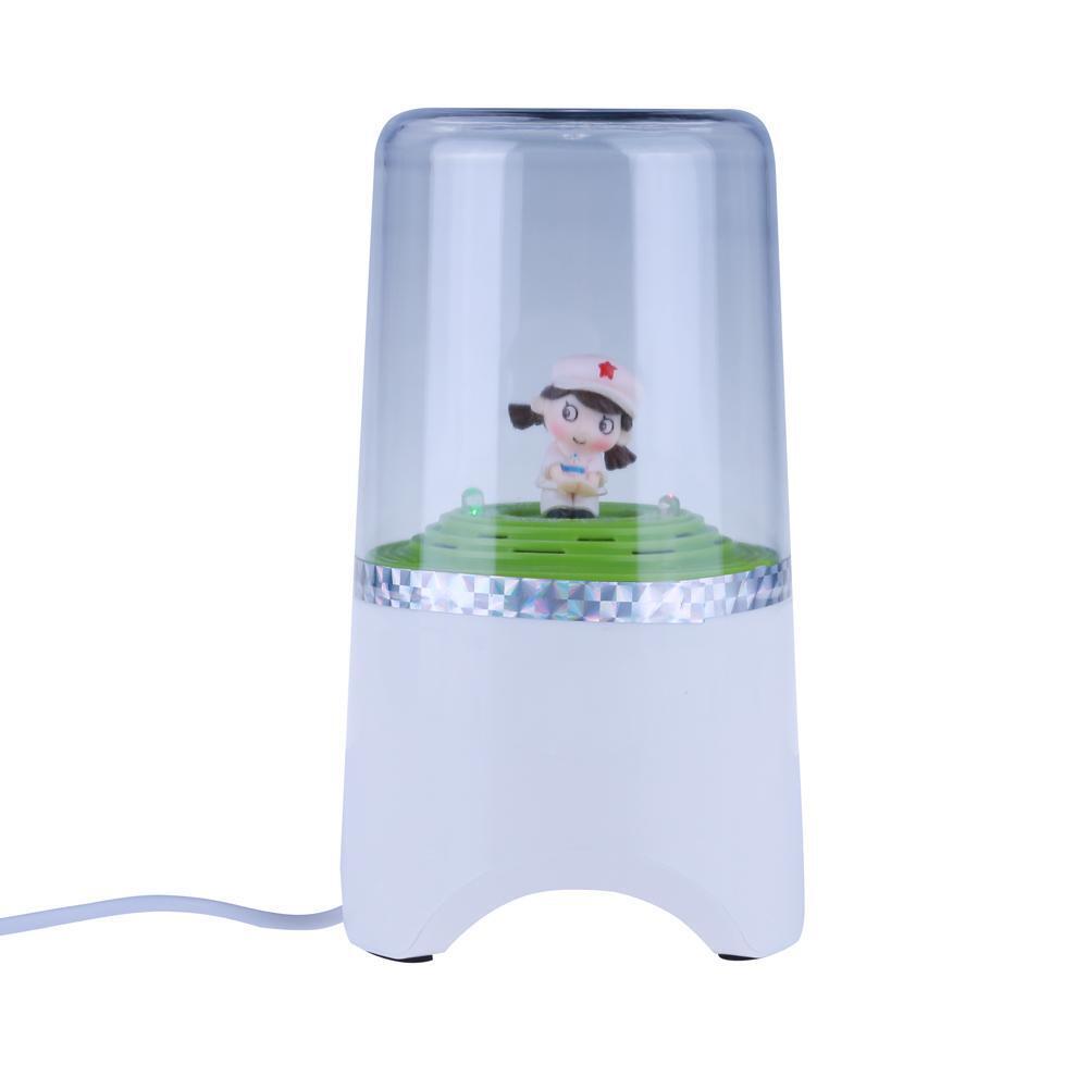 Mini Portable USB Powered 2.0 CH Speaker with LED Light for Notebook PC