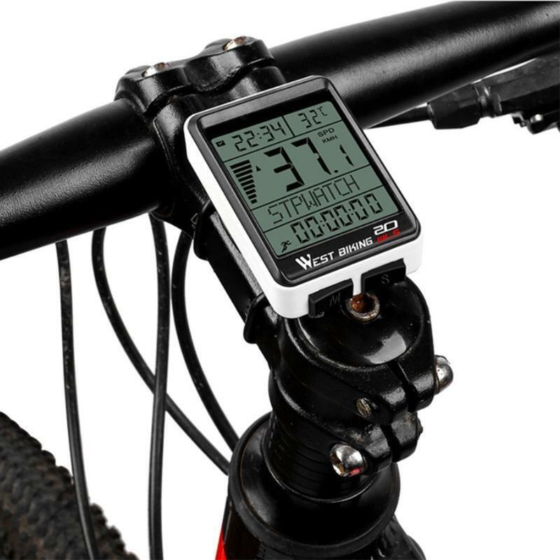 Waterproof Multifunction Mode Touch Wireless Computer Odometer LCD Backlight