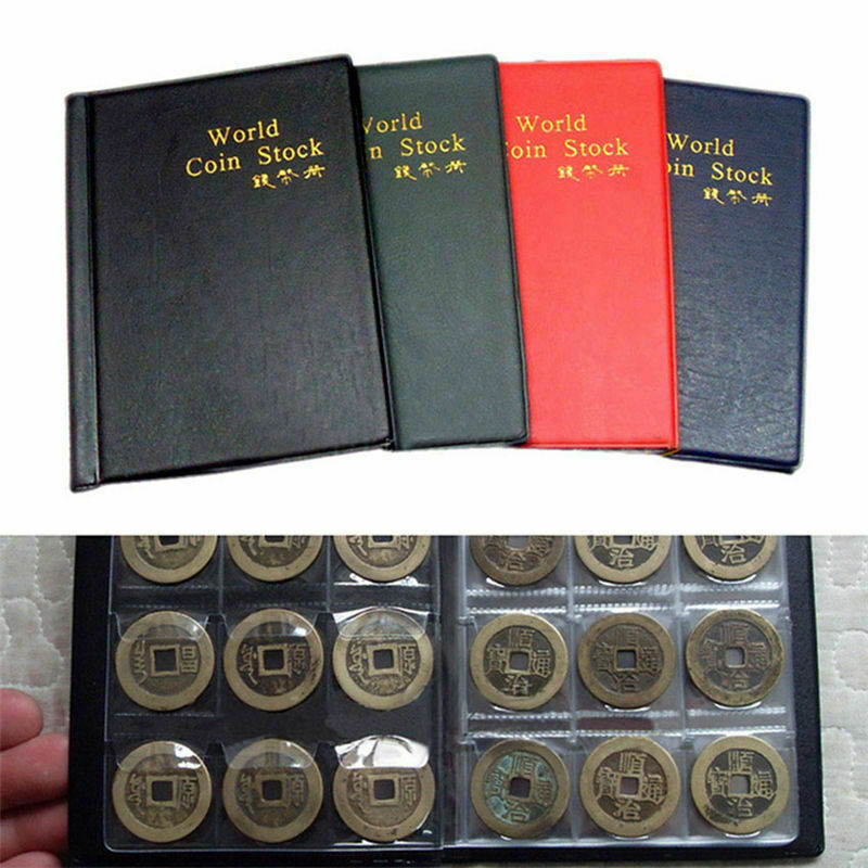 1-Pack Coin Collection Holder Album Book for Collectors