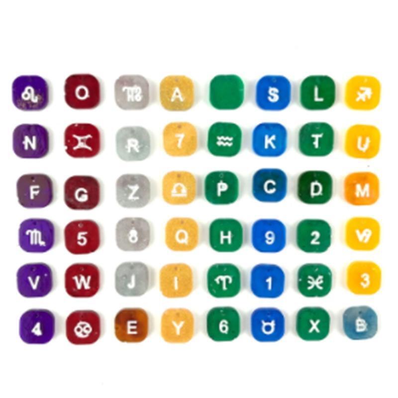 Keychain Silicone Molds Alphabet Letter Zodiac Sign Pendant Silicone Mold DIY