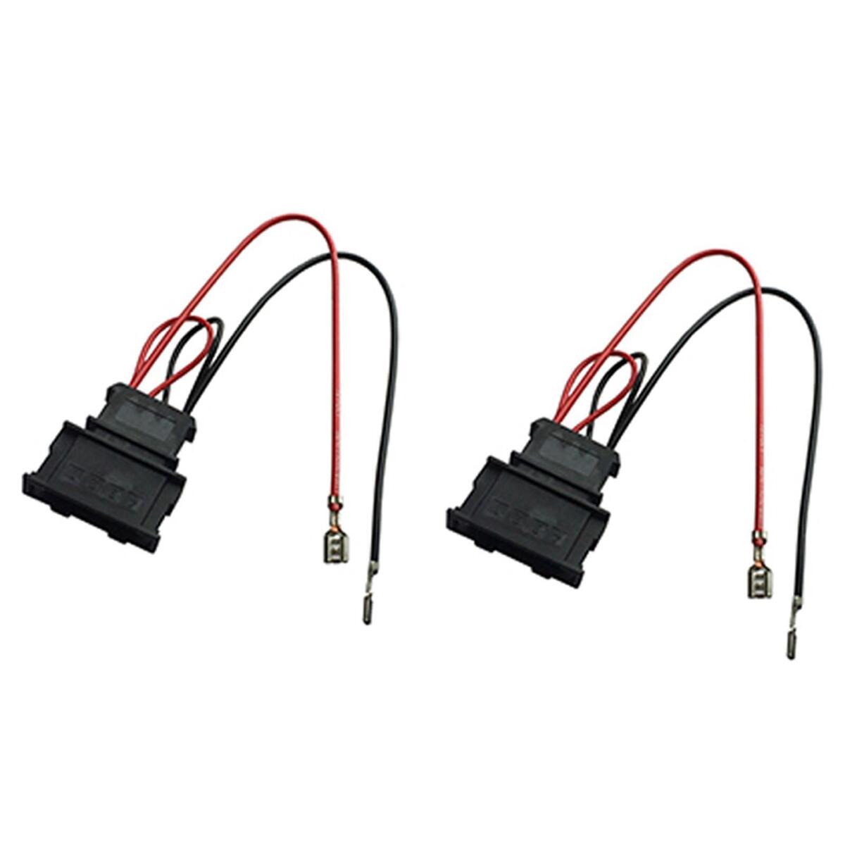 2x Car Speaker Wire Harness Adaptor, Replace Vehicle Connection Cable Connector