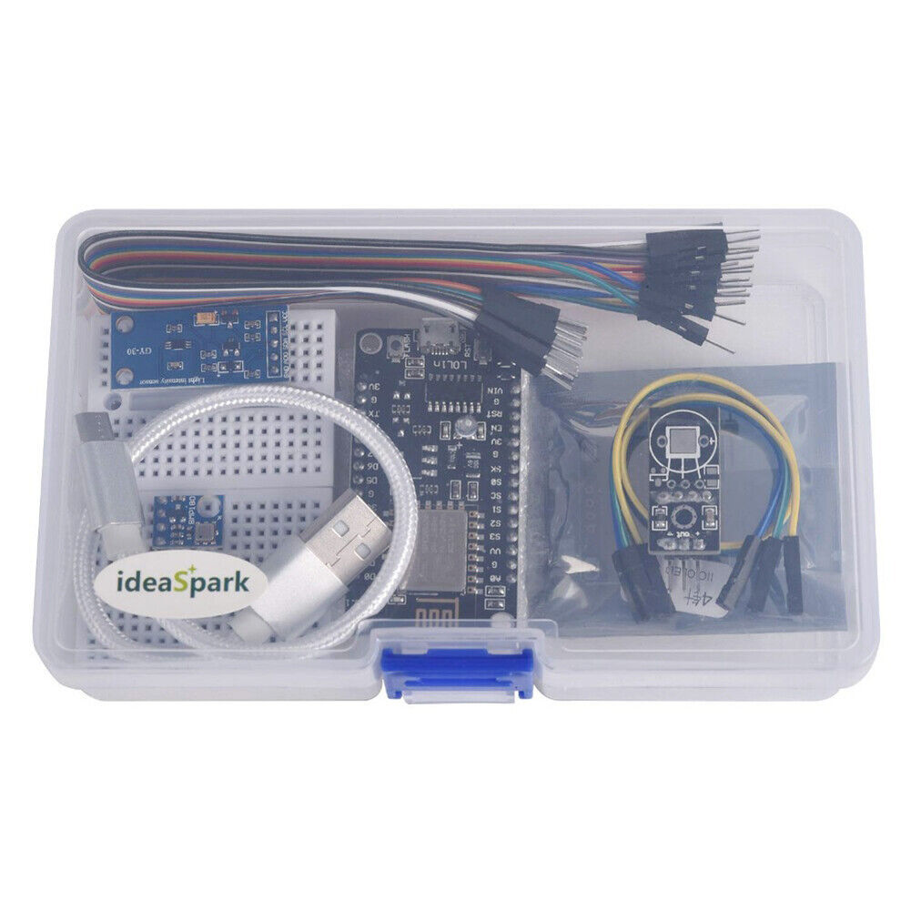 ESP8266 Weather Station Kit Temperature Humidity LCD Display Component Set