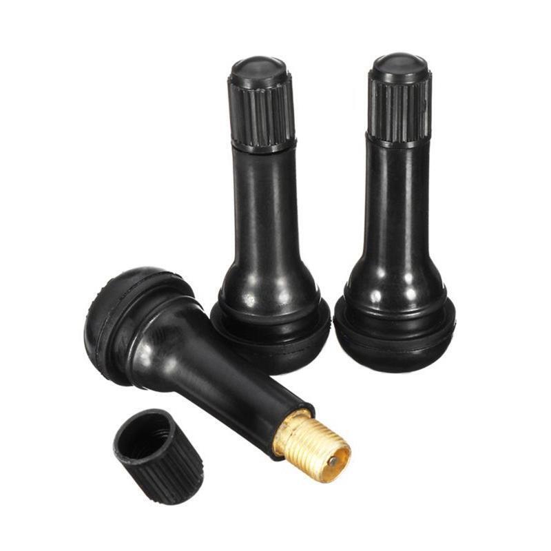 Car TR413 Snap-In Tire Tyre Valve Stem Short Pneumatic Valve Cap Cover Short Rod