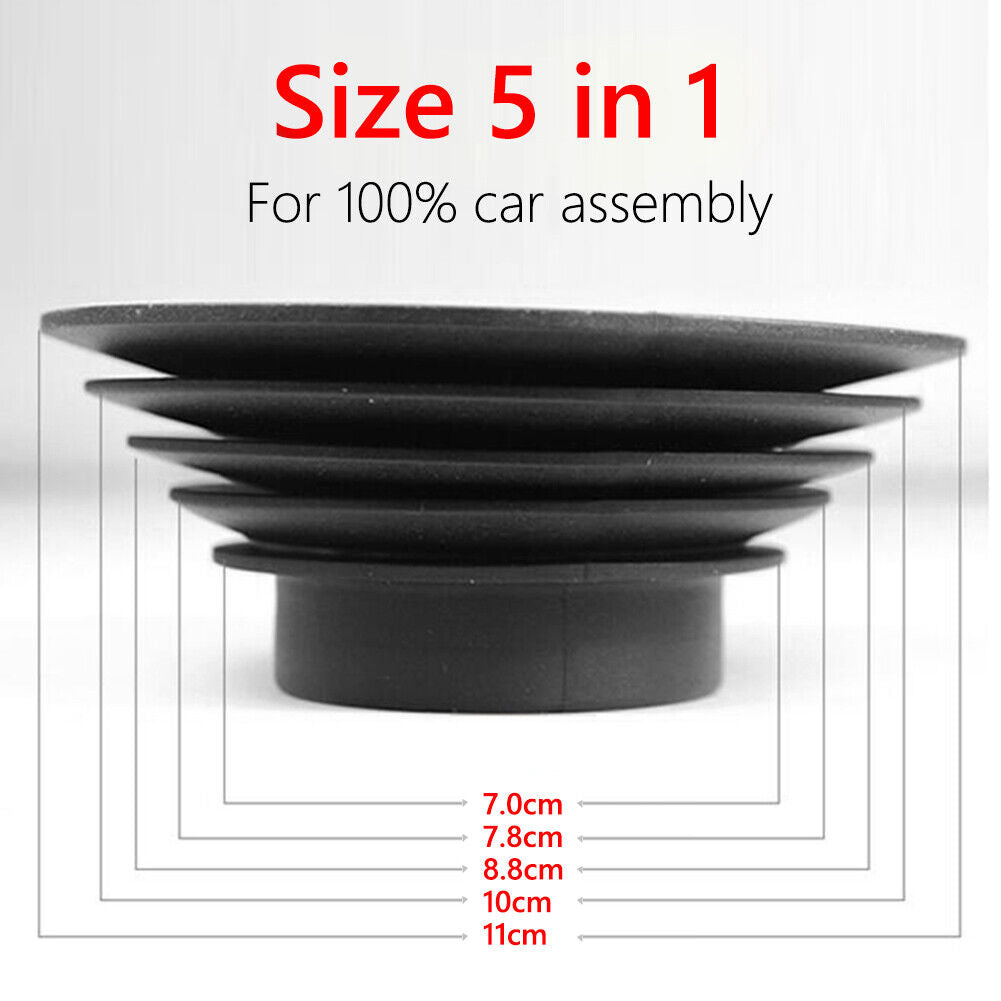 2x Universal Car Headlight Rubber Dust Cover Headlamp Bulb Dustproof Covers