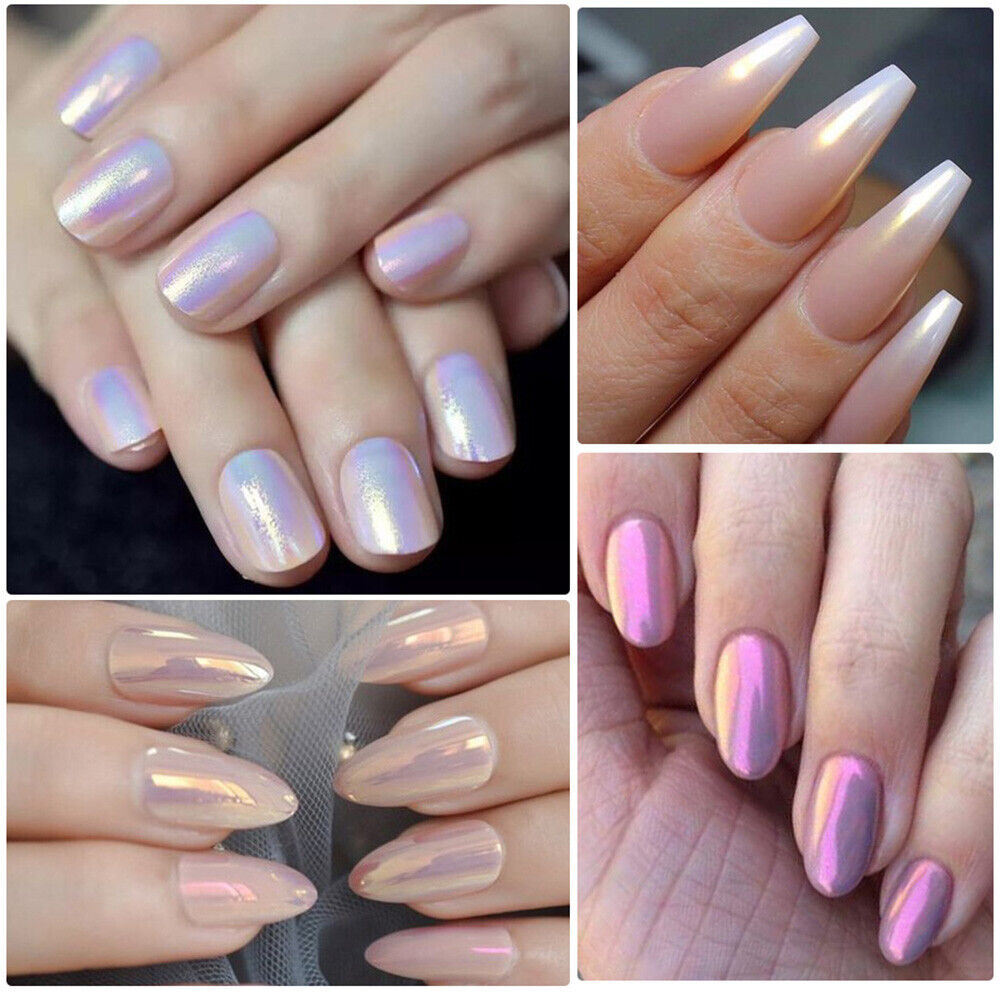 Sequins Rubbing Dust Manicure Mirror Glitter Pigment Chrome Aurora Nail Powder