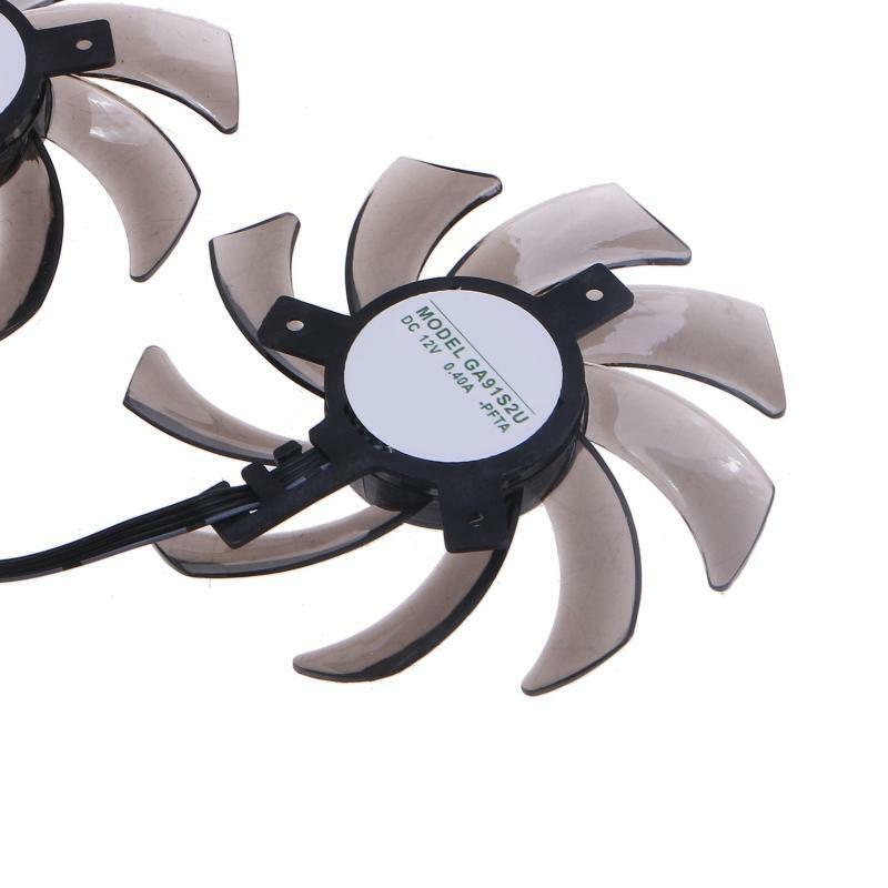 85MM GA91S2U 4Pin VGA Fan Graphics Card Cooling Fan for GTX 1660 1660Ti RTX2060