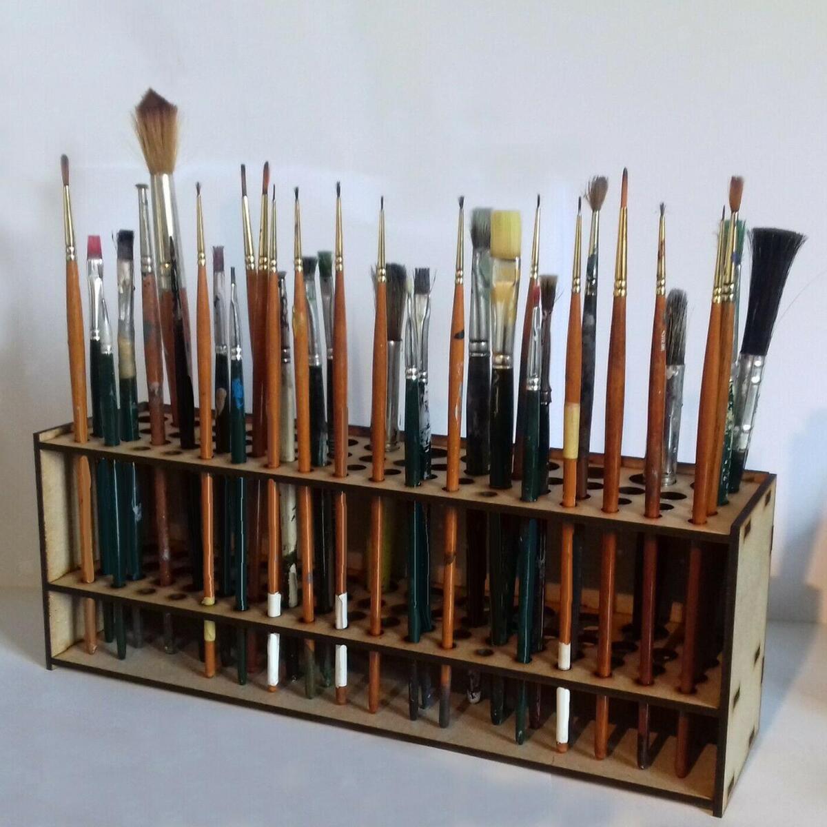 Paint Brush Storage Rack Durable for Cabinet Organizer Holder