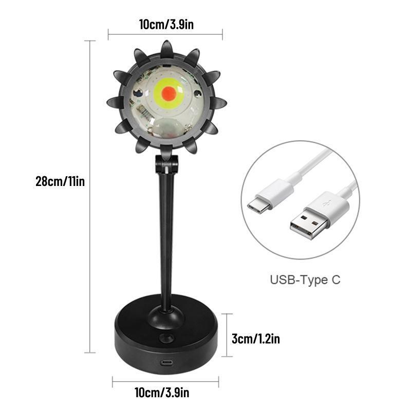 Projection Lamps Atmosphere LED Night Lights Portable ABS Material for Bedrooms