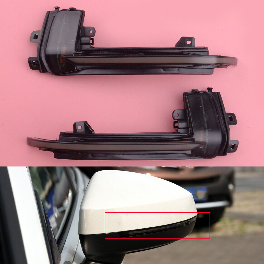 LED Turn Signal Light Mirror Lamp Fit For Audi A3 S3 RS3 A4 S4 RS4 B8.5 A5 S5
