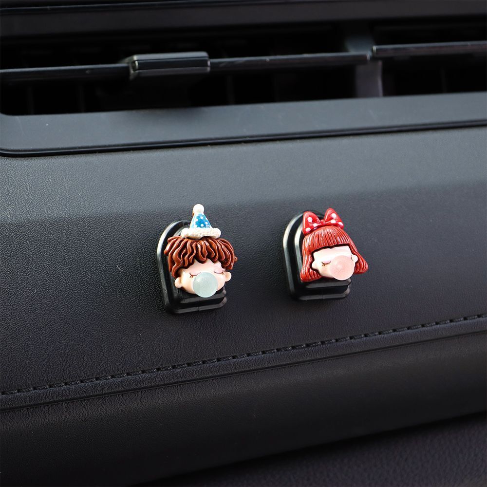 Hat Holder Punch-free Wall Hanger Plastic Cute Mini Car Hook USB Cable Hanger