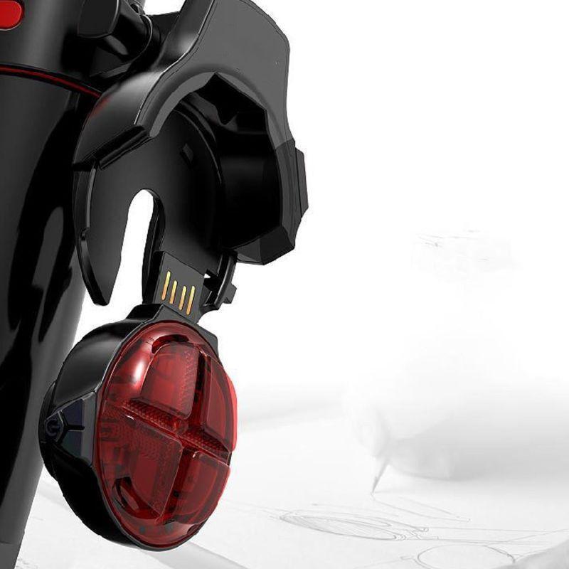 Smart Sensing Brake Light Rear Wireless USB Rechargeable Bicycle LED Flash Taill
