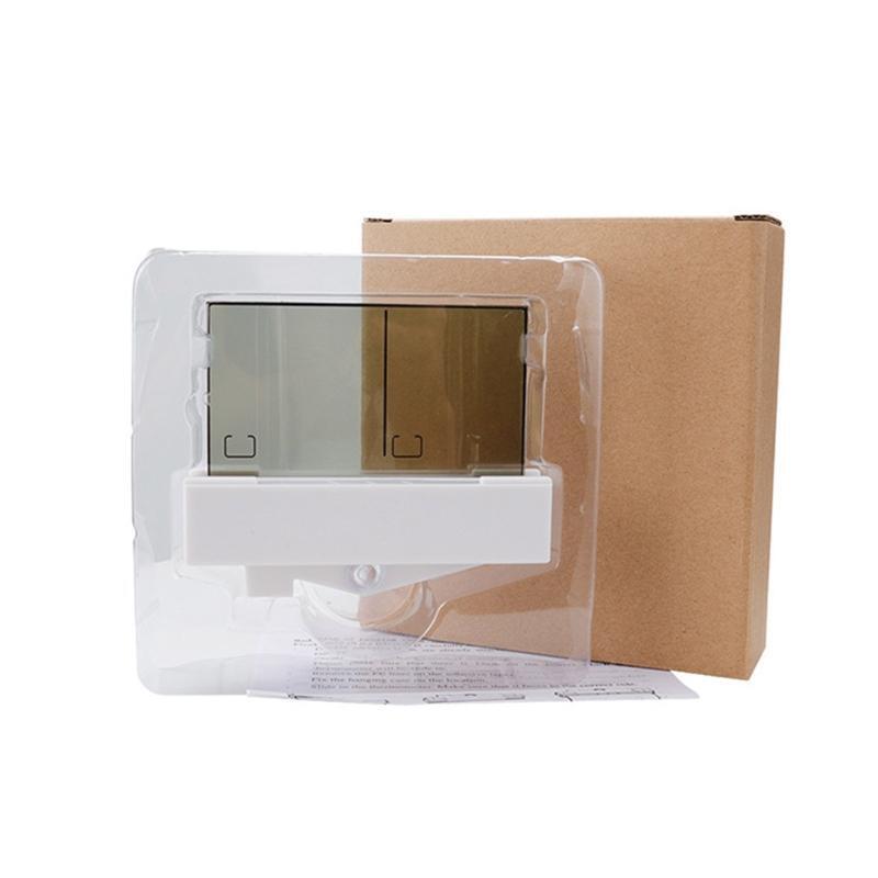 LCD Digital Display Thermometer Humidity Meter  Suction Cup Hanging Design