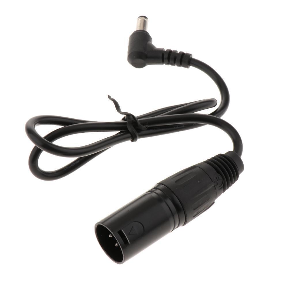 DC Adapter Male to 4-pin XLR Male Cable Length 60 Cm