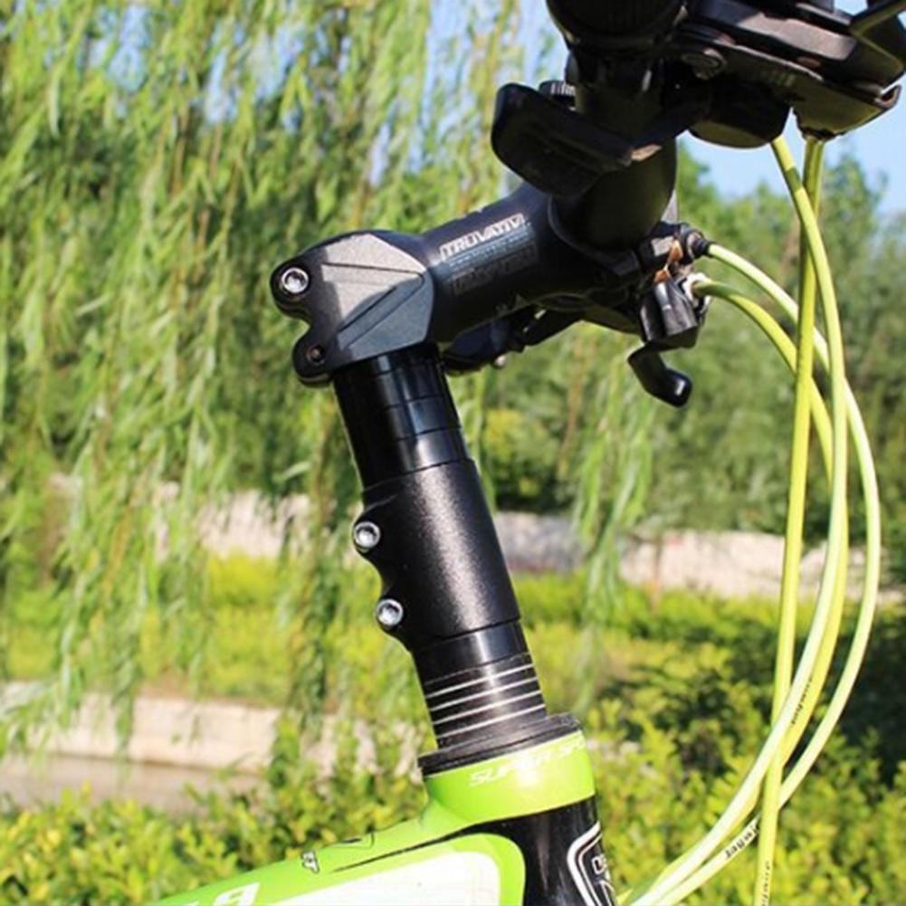 MTB Bicycle Handlebar Stem Riser Folding Bike Front Fork Extender (Black)