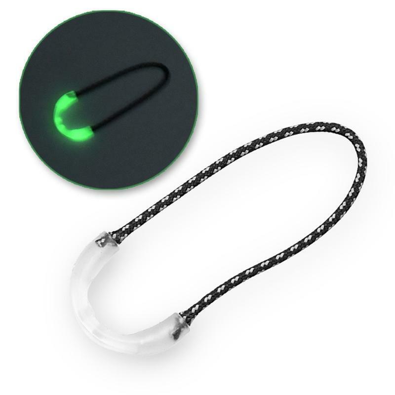 20Pcs Zipper Pull Self-luminous Drawstring Head Anti-lost Luminous Zipper Pull