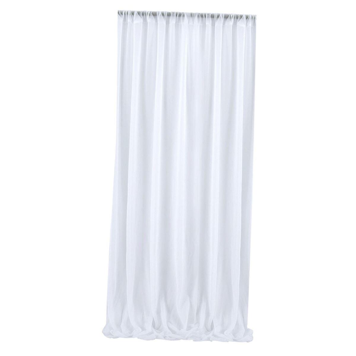 1.5x2.15M White Curtain Backdrop Panels Background Decoration for Party