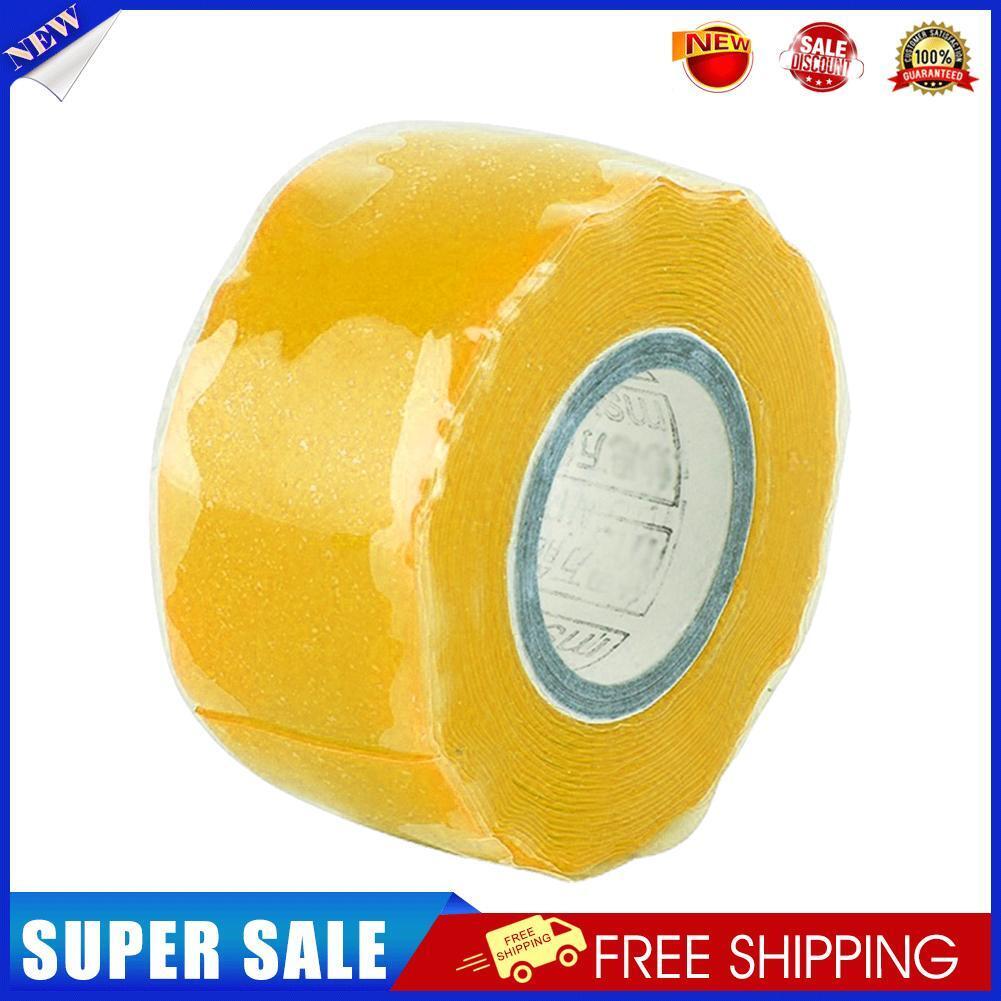 Self-fluxing Adhesive Tape Waterproof Stop Leak Seal Repair Tape (Yellow)