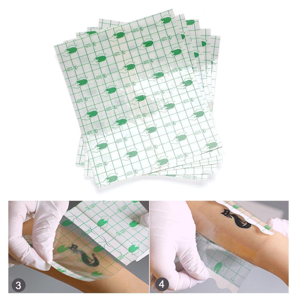 5Pcs Thin Tattoo Protective Films Dressing Tape Bandage for Second Skin Film