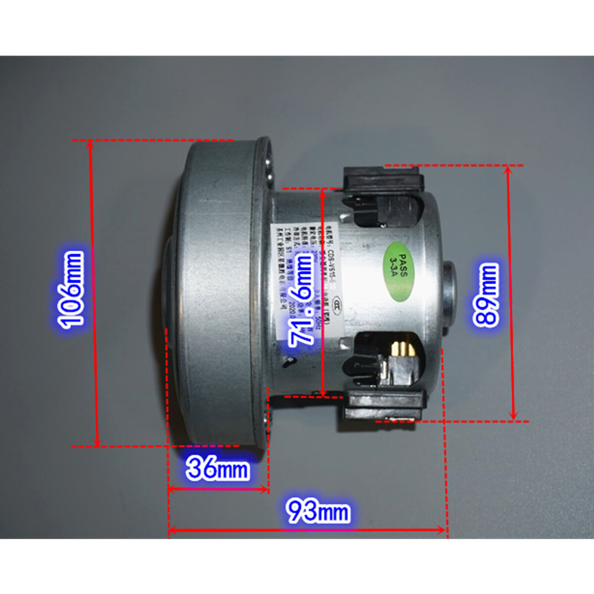 220V 700W Vacuum Cleaner Motor Replace CDS-VS15-802 High-speed 34000RPM Motor A2
