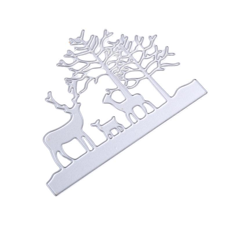 Forest Elk Metal Cutting Dies Stencil DIY Scrapbooking Album Paper Card Template