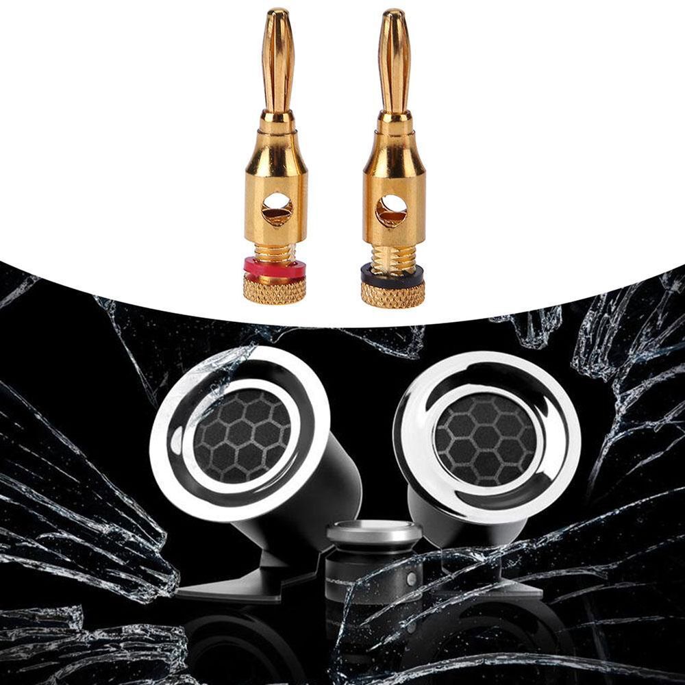 Audio Cable Video Banana Plug Speaker Adapter Audio Connector Connector adapter